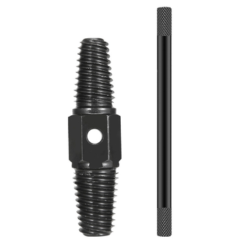 Εξαγωγέας σπασμένων κεφαλών βιδών σε υδραυλικούς σωλήνες — χάλυβας άνθρακα, μήκος 90 mm, βάρος 0,2 kg, καθολικός εξαγωγέας