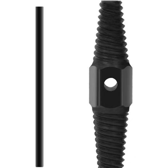 Εργαλείο εξαγωγής σπασμένου νήματος βρύσης, οικιακής χρήσης, διπλής κεφαλής με αντιολισθητικά δόντια, εργαλείο επισκευής τριγωνικού βαλβίνας για σωληνώσεις νερού