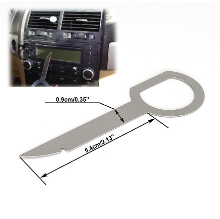 Praise CD demontázs kulcs eszköz, 4 darabos készlet, VW, Ford, Audi, Mercedes-Benz