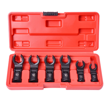 Univerzalni ključ za uljnu cijev s fleksibilnom glavom i otvorom za auto popravak; čelik Cr-V, fosfatni premaz, težina 2.0 kg