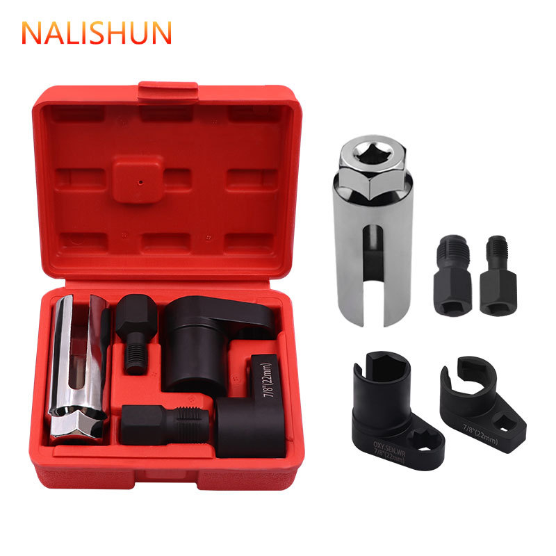 Σετ 5 τεμαχίων εργαλείων αφαίρεσης προστατευτικής θήκης αισθητήρα οξυγόνου από χρωμιοβάνιο ατσάλι, Ruichi