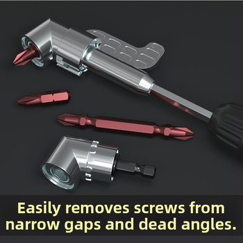 Universali kampinė atsuktuvo bit galvutė, modelis bit corner, medžiaga SUJ2, universalus taikymas, be apdirbimo