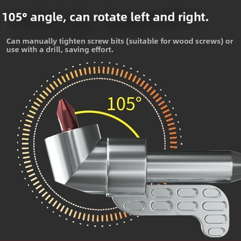 Universali kampinė atsuktuvo bit galvutė, modelis bit corner, medžiaga SUJ2, universalus taikymas, be apdirbimo
