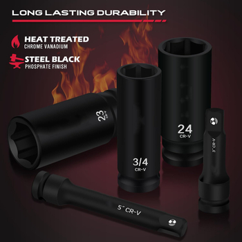 29 τεμάχια Cr-V κράμα χάλυβα σετ υποδοχών για επισκευές αυτοκινήτων και συντήρηση μηχανημάτων, μοντέλο HA-4556