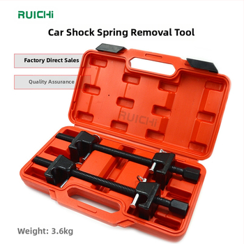 DTBD 2 τεμ. Εργαλείο αποσυναρμολόγησης αμορτισέρ αυτοκινήτου και συμπιεστής ελατηρίου — χρωμιοβάνιο ατσάλι, πλαστικό κουτί, 3.6 kg