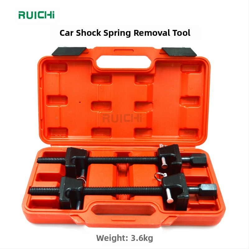 DTBD 2 τεμ. Εργαλείο αποσυναρμολόγησης αμορτισέρ αυτοκινήτου και συμπιεστής ελατηρίου — χρωμιοβάνιο ατσάλι, πλαστικό κουτί, 3.6 kg