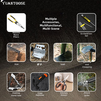 Saliekamā ārējā daudzfunkcionālā inženieru lāpsta – izdzīvošanas rīki, MD14-10-4B