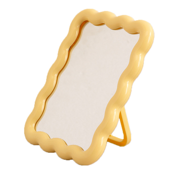 Огледало за грим – Инст стил, настолно и стенно преносимо за всекидневна, общежитие и домашен офис | Марка: Momoi/Silently Love | Рама: PU/PS/PVC; Леща: друго; Без електричество; Подходящо за подарък