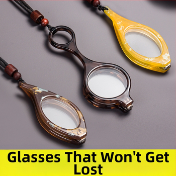 Skaitymo akiniai, sulankstomi, lengvi, pakabinti ant kaklo, pilno rėmo