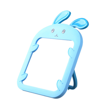 Настолно огледало за грим - двустранно, рамка от пластмаса, сребърно огледало, без захранване