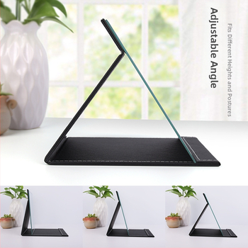 Десктоп едностранно огледало за грим, сгъваемо и преносимо, алуминиево огледало, персонализирано лого, частна марка