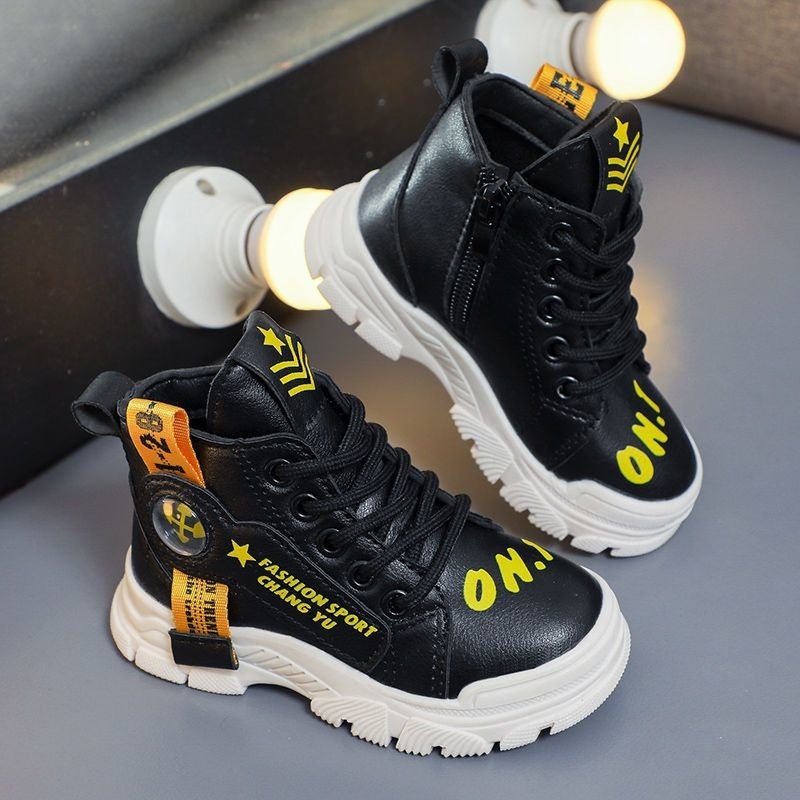 Ziemas zābaki bērniem 1–3 gadiem – augšējā daļa no mākslīgās ādas, zole no sintētās gumijas