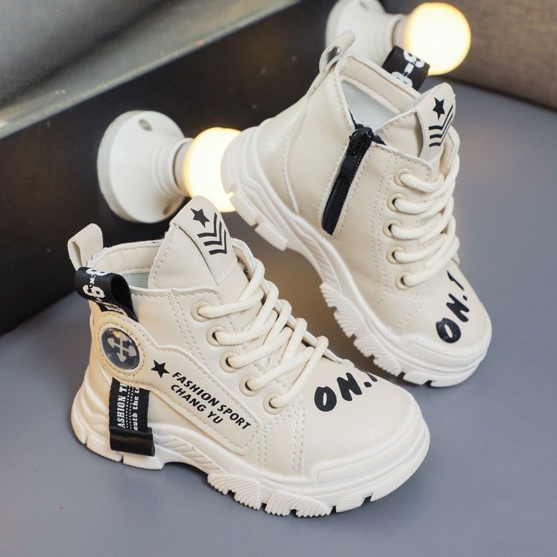 Ziemas zābaki bērniem 1–3 gadiem – augšējā daļa no mākslīgās ādas, zole no sintētās gumijas