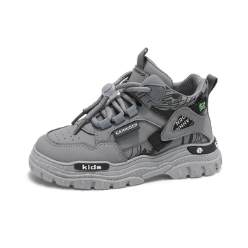 Μποτάκια Μάρτιν για αγόρια – συνθετικό δέρμα στο επάνω μέρος, βρετανικού στυλ, κυκλοφορία φθινοπωρινή 2024, για ηλικίες 7–16 ετών