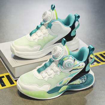 Παπούτσια μπάσκετ για αγόρια με δίχτυ στο άνω μέρος, διαπνέοντα, ελαφριά, αντιολισθητικά, EVA σόλα