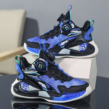 Παπούτσια μπάσκετ για αγόρια με δίχτυ στο άνω μέρος, διαπνέοντα, ελαφριά, αντιολισθητικά, EVA σόλα