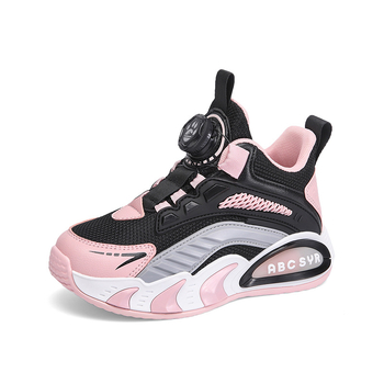 Παιδικά παπούτσια για τρέξιμο με διαπνέον επάνω από ύφασμα, ελαφριά EVA σόλα, κλείσιμο με περιστρεφόμενη αγκράφα, για ηλικίες 4-16 ετών