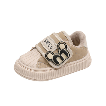 Παιδικά παπούτσια για περπάτημα με Velcro, συνθετικό δέρμα, μαλακή σόλα, για 12–36 μήνες