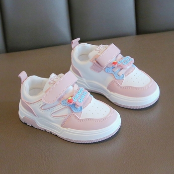 XIAOHUOMA Bērnu sporta kurpes – mākslīgā āda, pretslīdēšanas zole, sporta stils, vecums 1–3 gadi