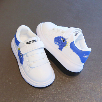 Παιδικά αθλητικά παπούτσια τρεξίματος με αναπνεύσιμο πάνω μέρος από τεχνητό δέρμα, ελαφριά σόλα EVA και Velcro κλείσιμο