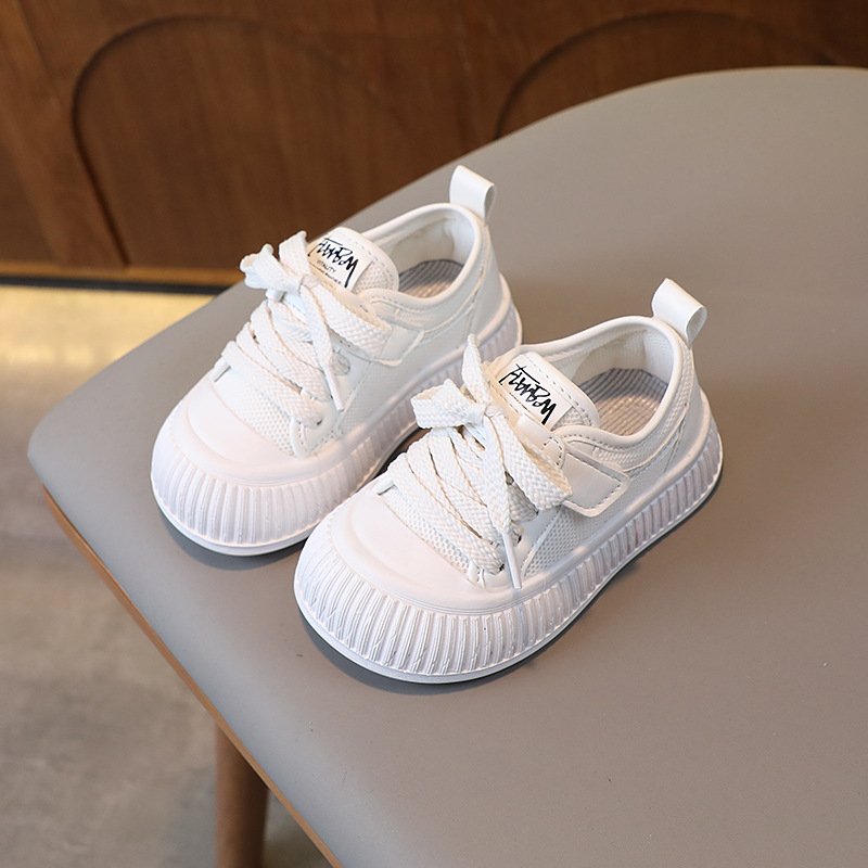 Bērnu sporta apavi, elpojošs tīkla augšdaļa, gumijas zole, zemais siluets