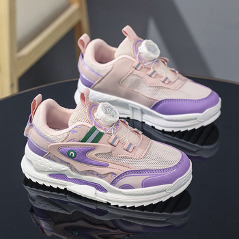 Αναπνέοντα παιδικά αθλητικά παπούτσια από δίχτυ, unisex, για ηλικίες 7–16, σόλα PVC, άνοιξη-καλοκαίρι-φθινόπωρο