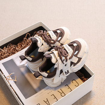 Παιδικά αθλητικά με PU επάνω μέρος και PU σόλα, ελαφριά, κατάλληλα για άνοιξη και φθινόπωρο, κυκλοφορία φθινοπώρου 2024.