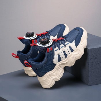 Berniukų odiniai vandeniui atsparūs sportbačiai, minkštas padas, rudens sezonui