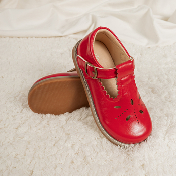 Lányok iskolai cipői PU felsőrésszel, gumitalppal, Velcro-zár, alacsony profil, anti-slip és kopásálló, Sweet Academy stílus, tavasz–ősz