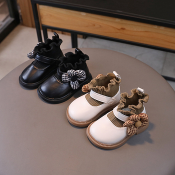 Μποτάκια για μωρά και νήπια, στυλ πριγκίπισσας, πάνω μέρος από συνθετικό δέρμα, χαμηλού τύπου, 12–36 μήνες