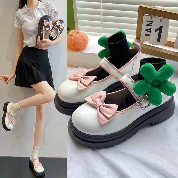 Mary Jane loaferiai moterims su apvaliu nosimi, vidutinio aukščio kulnas 3–5 cm, gumos padas, PU įdaila