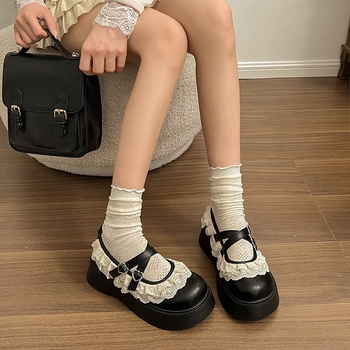 Moteriniai loaferiai su PU viršutine dalimi, apvalus priekis, vidutinio aukščio kulnas, mišri padas, stora kulnas