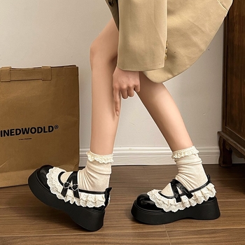 Moteriniai loaferiai su PU viršutine dalimi, apvalus priekis, vidutinio aukščio kulnas, mišri padas, stora kulnas