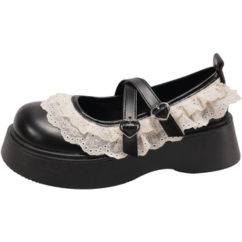 Moteriniai loaferiai su PU viršutine dalimi, apvalus priekis, vidutinio aukščio kulnas, mišri padas, stora kulnas