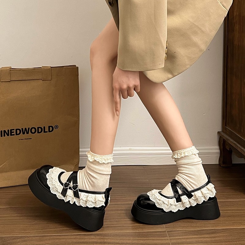 Moteriniai loaferiai su PU viršutine dalimi, apvalus priekis, vidutinio aukščio kulnas, mišri padas, stora kulnas