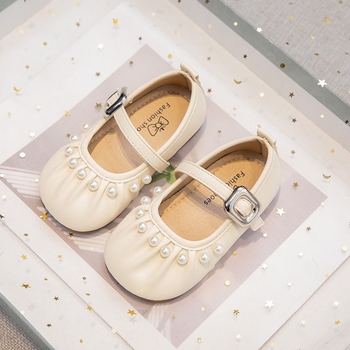 Παιδικά παπούτσια κοριτσιών από δέρμα, ελαφριά για την άνοιξη, επάνω μέρος διπλό από γνήσιο/τεχνητό δέρμα, καουτσούκ σόλα, μοτίβο που σχεδιάστηκε χειρόγραφα, για ηλικίες 7–12 ετών, κυκλοφόρησαν την άνοιξη του 2025