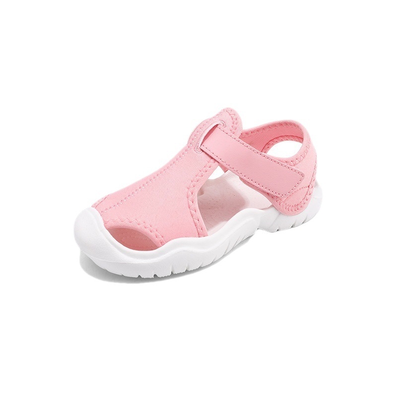 Unisex sandale s zatvorenim prstom, udoban EVA potplat, gornji dio od platna, ljetne plažne obuće