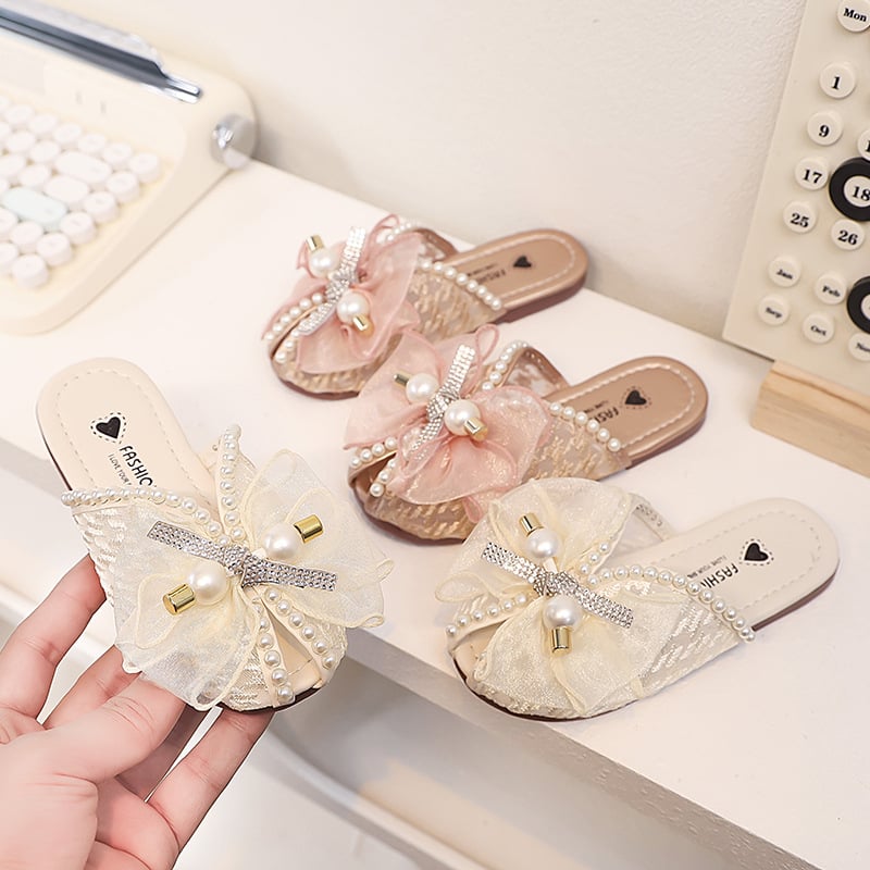 Meitenes vasaras sandales ar lenti, PU augšdaļa, gumijas zole, vecums 4-12 gadi