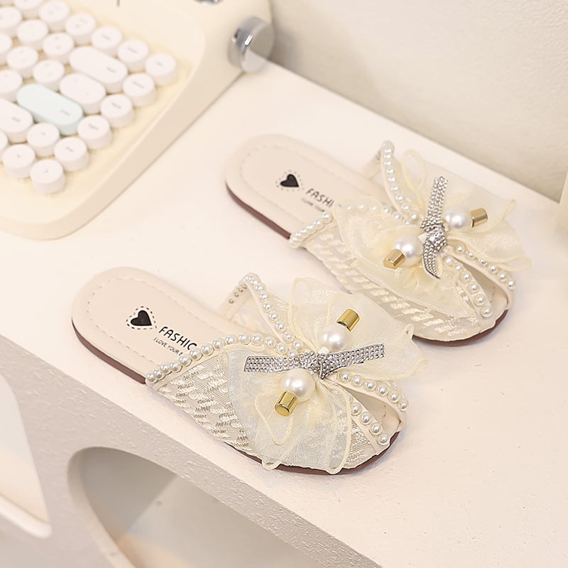 Meitenes vasaras sandales ar lenti, PU augšdaļa, gumijas zole, vecums 4-12 gadi