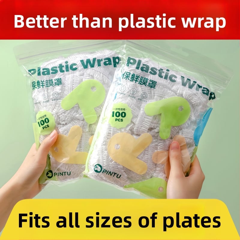 Vienkartinis šviežumo uždangalas likusiems patiekalams, PE, -60°C iki 140°C, paprasta pakuotė, 1 vnt