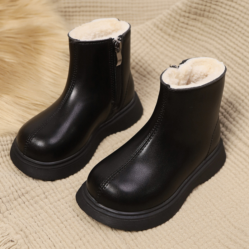 Meitenēm Martin zābaki ar fleece iekšdēļu, 7–12 gadiem, augšējā daļa mikrofibra, zole no dabiskā kaučuka, ziemas 2024