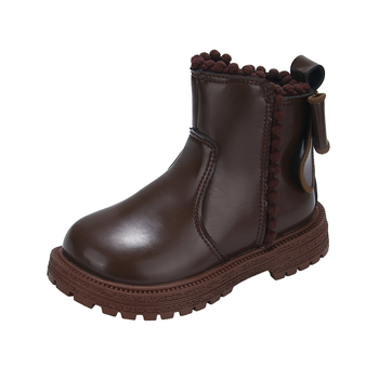 Meitenēm paredzēti zābaki, Ultra-Fiber āda, vidējā zābaku augstums, vienkrāsainas, sānu rāvējslēdzējs, gumijas zole