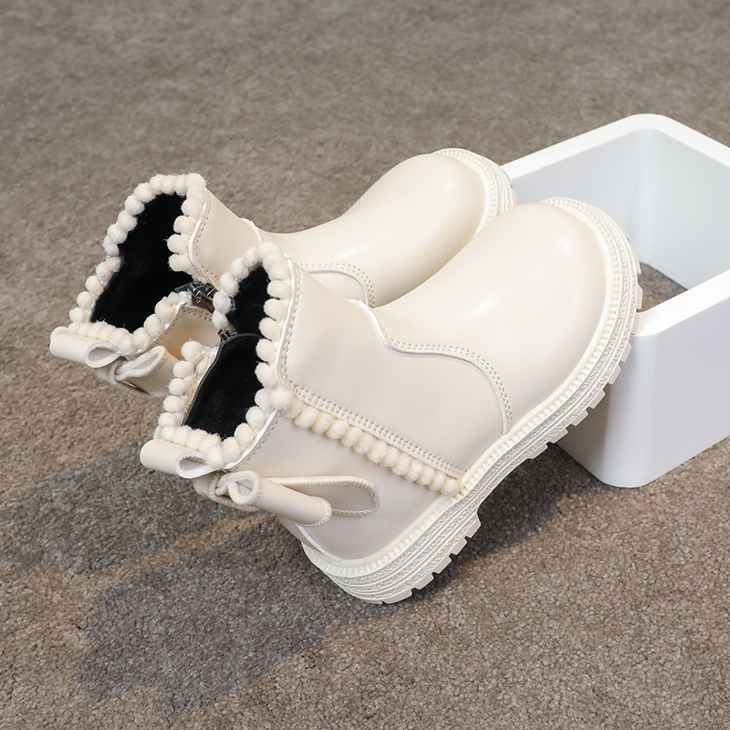 Meitenēm paredzēti zābaki, Ultra-Fiber āda, vidējā zābaku augstums, vienkrāsainas, sānu rāvējslēdzējs, gumijas zole