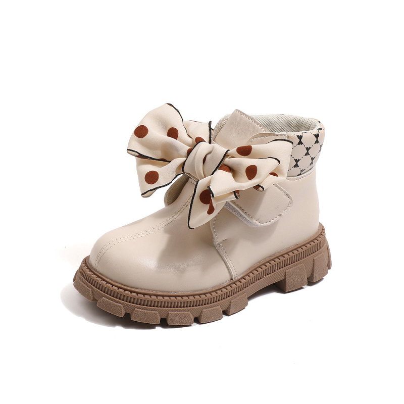 Meitenēm Martinas zābaki ar lenti, viegla mākslīgā āda, Velcro aizdare, zems augstums, TPR zole