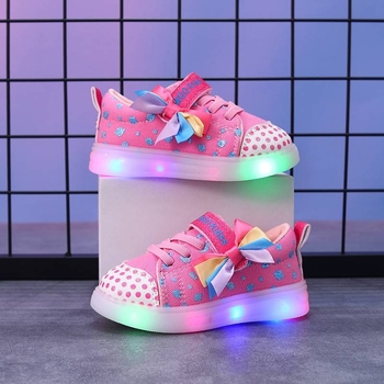 Gaismas kanvas kurpes meitenēm, ar Velcro aizdari, gumijas zole, zems potītes augstums, elpojošas un pretslīdēšanas, 4–6 gadi