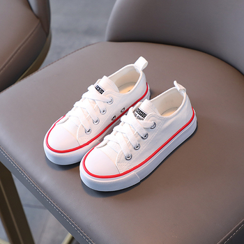 Vaikų kanvasiniai bateliai, žemas viršus su raišteliais, viršus: kanvasas, guminė padas, tekstilinis įdėklas, 1–12 metų, pavasaris–ruduo