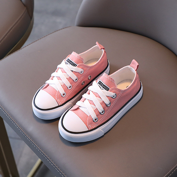 Vaikų kanvasiniai bateliai, žemas viršus su raišteliais, viršus: kanvasas, guminė padas, tekstilinis įdėklas, 1–12 metų, pavasaris–ruduo