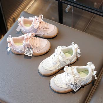 Korejas stilā kurpes ar biezu zoli, tīkla augšdaļa, ar Velcro aizdari, meitenēm 4–12 gadi