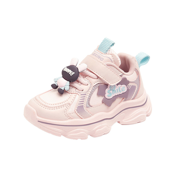 Παιδικά παπούτσια για τρέξιμο με επάνω μέρος από συνθετικό δέρμα, ελαφριά, σόλα PVC, αδιάβροχα και αντιολισθητικά, Velcro κλείσιμο, για άνοιξη και φθινόπωρο