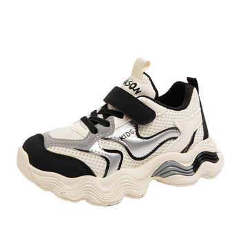 Unisex παιδικά παπούτσια τρεξίματος - Δίχτυωτό πάνω μέρος, Αναπνεύσιμα, Ελαφριά, Καουτσούк σόλα, Ηλικίες 7–12